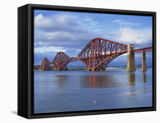 Forth Railway Bridge, Queensferry, Near Edinburgh, Lothian, Scotland, United Kingdom, Europe-Neale Clarke-Framed Premier Image Canvas