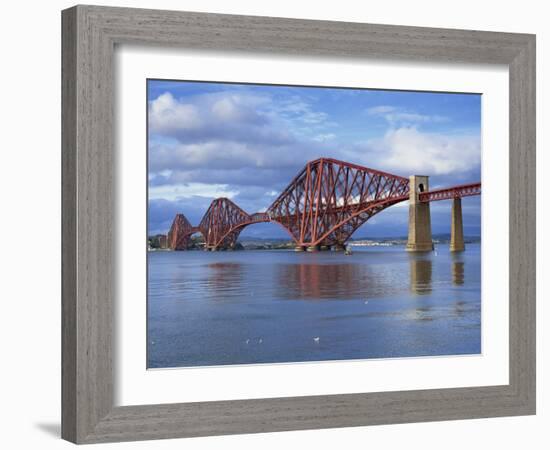 Forth Railway Bridge, Queensferry, Near Edinburgh, Lothian, Scotland, United Kingdom, Europe-Neale Clarke-Framed Photographic Print