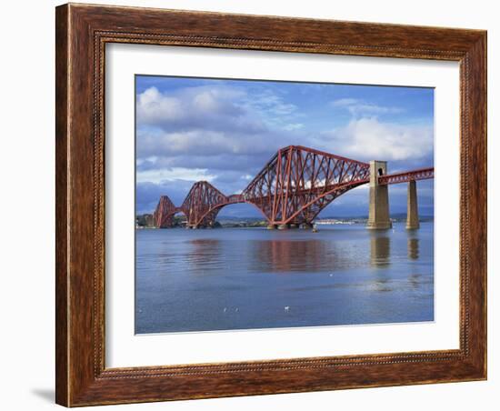 Forth Railway Bridge, Queensferry, Near Edinburgh, Lothian, Scotland, United Kingdom, Europe-Neale Clarke-Framed Photographic Print