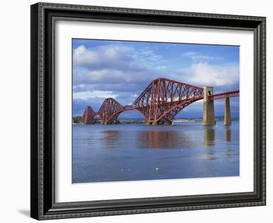 Forth Railway Bridge, Queensferry, Near Edinburgh, Lothian, Scotland, United Kingdom, Europe-Neale Clarke-Framed Photographic Print