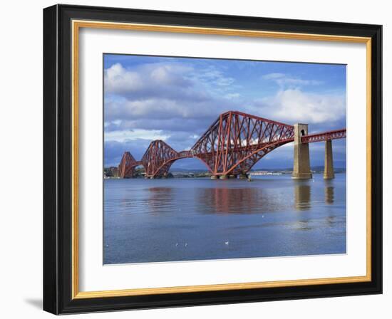 Forth Railway Bridge, Queensferry, Near Edinburgh, Lothian, Scotland, United Kingdom, Europe-Neale Clarke-Framed Photographic Print