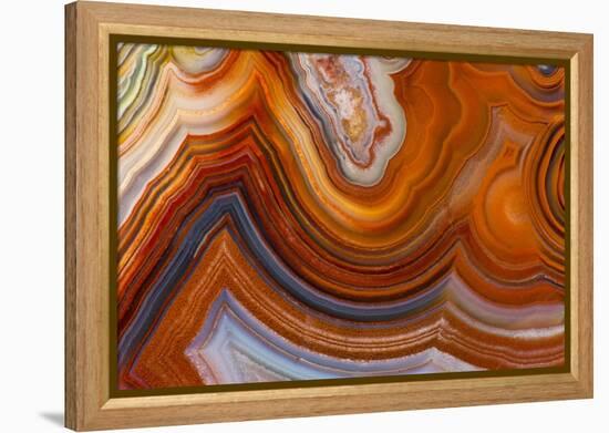 Fortifications Crazy Lace Agate-Darrell Gulin-Framed Premier Image Canvas