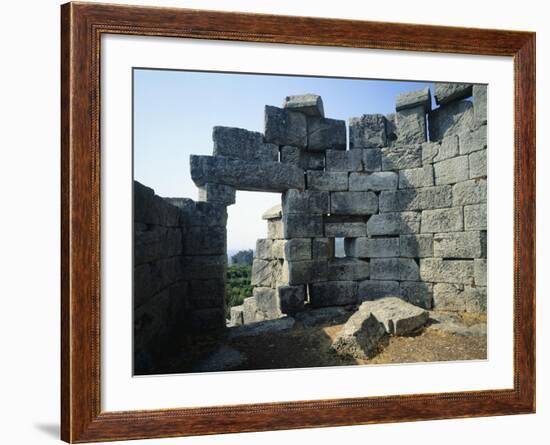 Fortifications in Messene, Greece. Greek Civilization BC-null-Framed Giclee Print