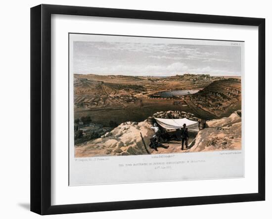 Fortifications of Sevastopol', Crimean War-null-Framed Giclee Print