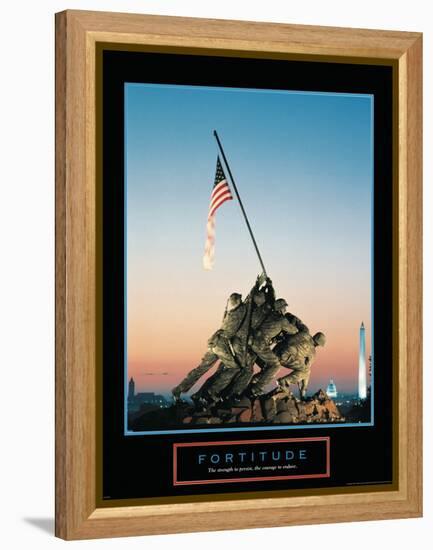 Fortitude-null-Framed Stretched Canvas