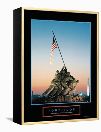 Fortitude-null-Framed Stretched Canvas