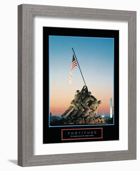 Fortitude-null-Framed Art Print