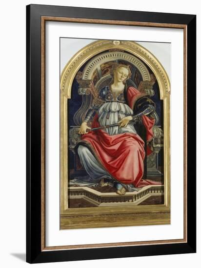 Fortitudo. 1470-Sandro Botticelli-Framed Giclee Print