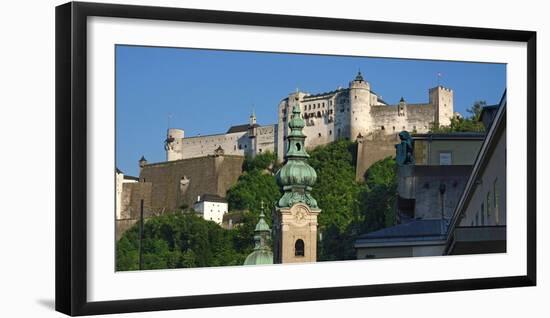 Fortress Hohensalzburg, Salzburg, Austria, Europe-Hans-Peter Merten-Framed Photographic Print