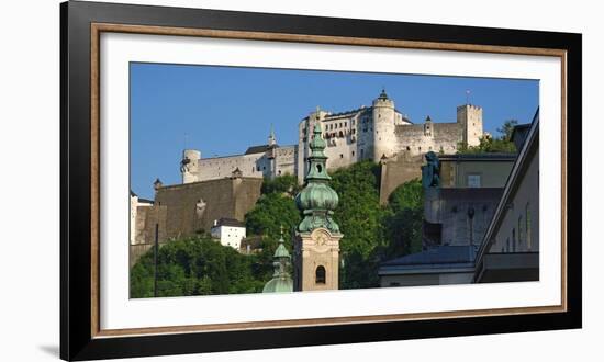 Fortress Hohensalzburg, Salzburg, Austria, Europe-Hans-Peter Merten-Framed Photographic Print