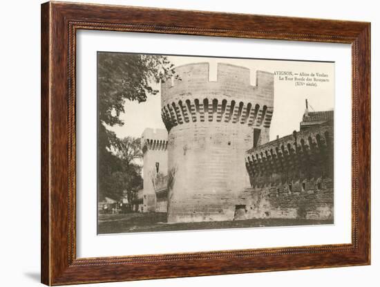 Fortress in Avignon-null-Framed Art Print