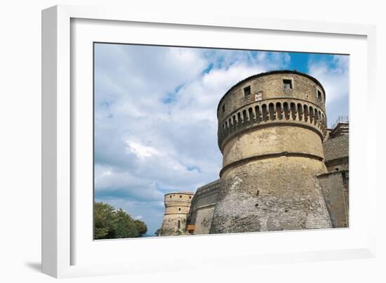 Fortress of San Leo's Tower, Pesaro and Urbino, Marche, Italy-null-Framed Giclee Print