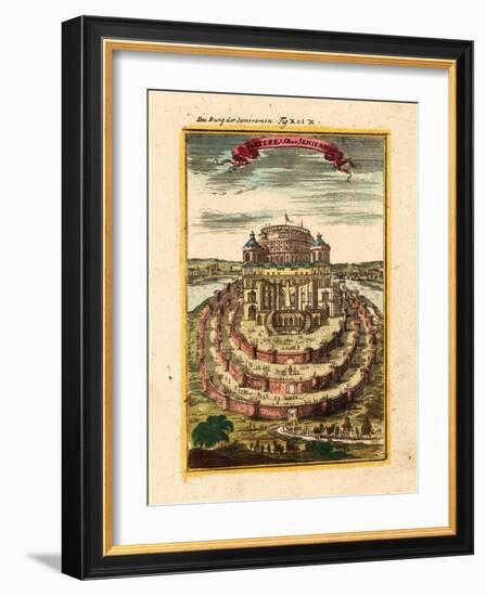 Fortress of Semiramis, 1719-Alain Manesson Mallet-Framed Giclee Print