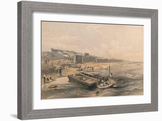 'Fortress of Yenikale Looking Towards the Sea of Azof', 1856-Georges McCulloch-Framed Giclee Print