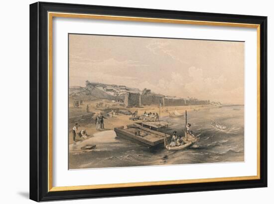 'Fortress of Yenikale Looking Towards the Sea of Azof', 1856-Georges McCulloch-Framed Giclee Print