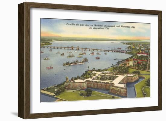 Fortress, St. Augustine, Florida-null-Framed Art Print