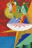Rotation of Dancer and Parrots-Fortunato Depero-Giclee Print