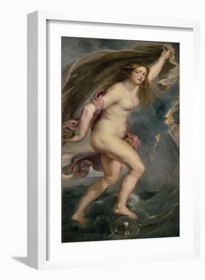 Fortune, 1636-1638-Peter Paul Rubens-Framed Giclee Print