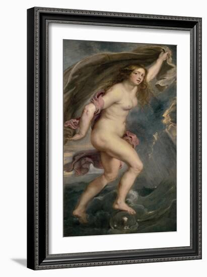 Fortune, 1636-1638-Peter Paul Rubens-Framed Giclee Print