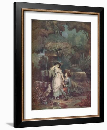 Fortune and Misfortune, or the Broken Pitcher, 1787-Louis Philibert Debucourt-Framed Giclee Print