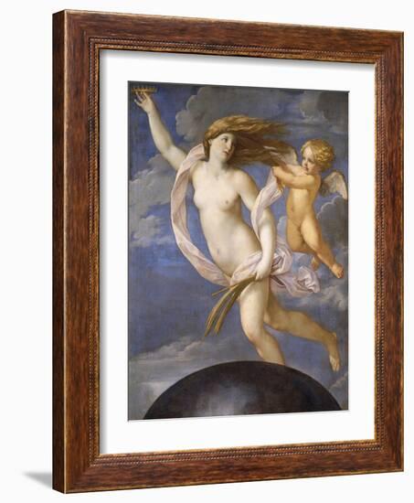 Fortune Being Restrained by Love, 1623-Guido Reni-Framed Giclee Print