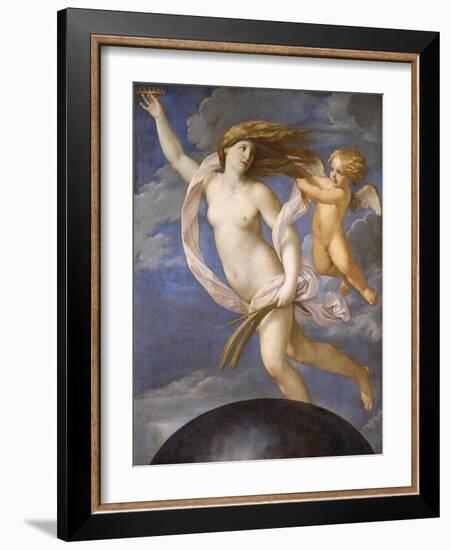 Fortune Being Restrained by Love, 1623-Guido Reni-Framed Giclee Print