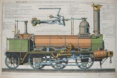 Steam Locomotive-Fortuné Delarue-Giclee Print