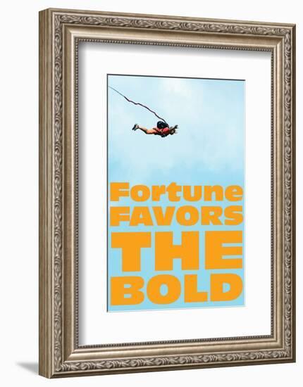 Fortune Favors the Bold IV-SM Design-Framed Premium Giclee Print