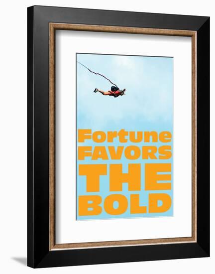 Fortune Favors the Bold IV-SM Design-Framed Premium Giclee Print