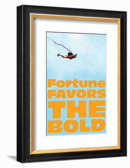 Fortune Favors the Bold IV-SM Design-Framed Premium Giclee Print