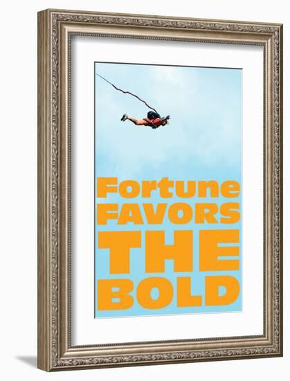 Fortune Favors the Bold IV-SM Design-Framed Art Print