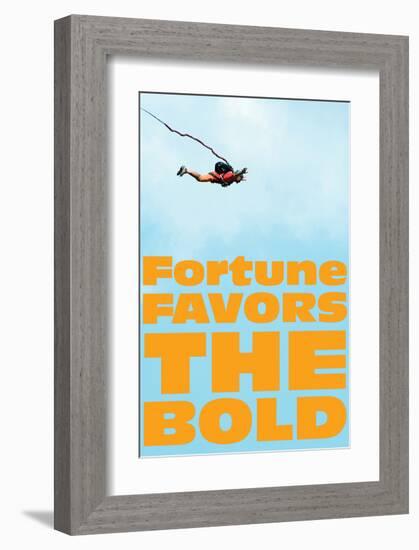 Fortune Favors the Bold IV-SM Design-Framed Art Print