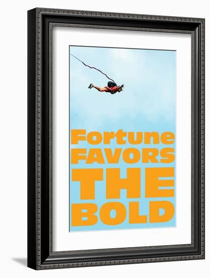 Fortune Favors the Bold IV-SM Design-Framed Art Print