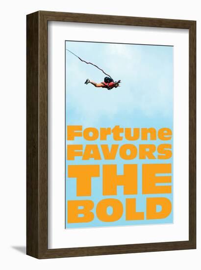 Fortune Favors the Bold IV-SM Design-Framed Art Print