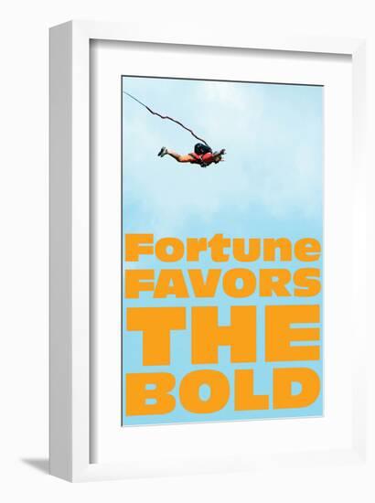 Fortune Favors the Bold IV-SM Design-Framed Art Print