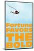 Fortune Favors the Bold IV-SM Design-Mounted Art Print