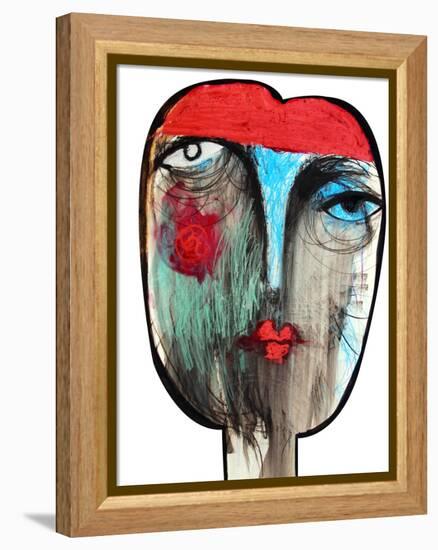 Fortune Teller, Gypsy Abstract-Oxana Mahnac-Framed Stretched Canvas