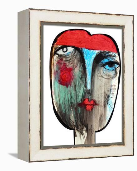 Fortune Teller, Gypsy Abstract-Oxana Mahnac-Framed Stretched Canvas