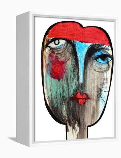 Fortune Teller, Gypsy Abstract-Oxana Mahnac-Framed Stretched Canvas