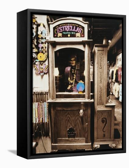 Fortune Teller Machine in a Store-null-Framed Premier Image Canvas