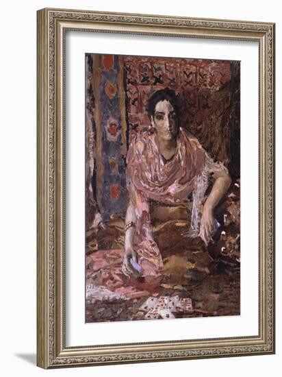 Fortune-teller-Mikhail Alexandrovich Vrubel-Framed Giclee Print