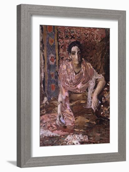 Fortune-teller-Mikhail Alexandrovich Vrubel-Framed Giclee Print