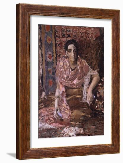 Fortune-teller-Mikhail Alexandrovich Vrubel-Framed Giclee Print