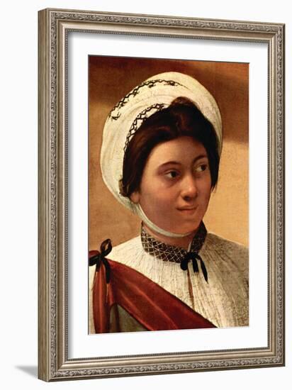 Fortune Teller-Caravaggio-Framed Art Print