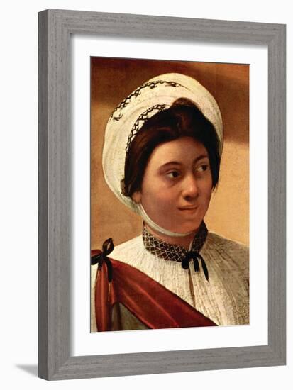 Fortune Teller-Caravaggio-Framed Art Print