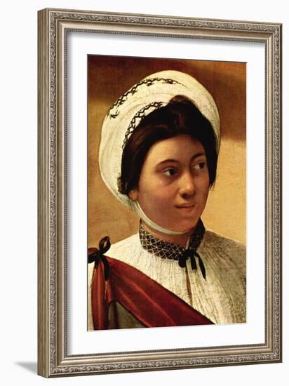 Fortune Teller-Caravaggio-Framed Art Print