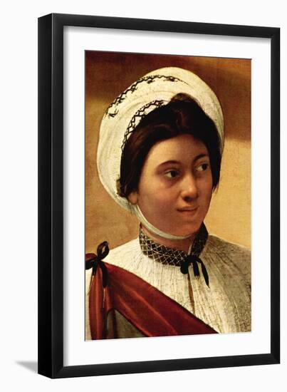 Fortune Teller-Caravaggio-Framed Art Print