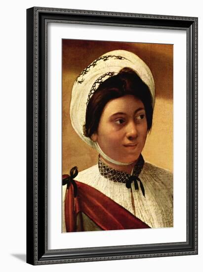 Fortune Teller-Caravaggio-Framed Art Print