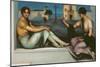 Fortune-Telling - Romero De Torres, Julio (1874-1930) - 1922 - Oil on Canvas - 106X163 - Museo Carm-Julio Romero de Torres-Mounted Giclee Print