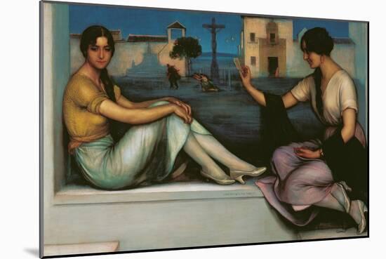 Fortune-Telling-Julio Romero de Torres-Mounted Giclee Print